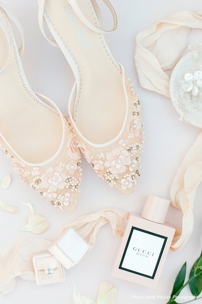 pearl wedding shoes