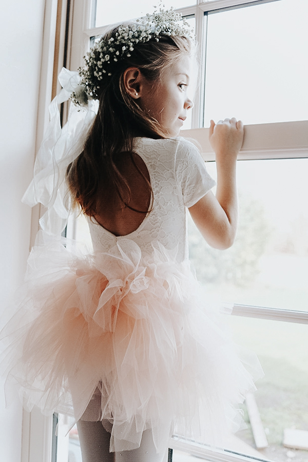 Two-Piece Lace Puffy Tutu Ballet Dress - Praise