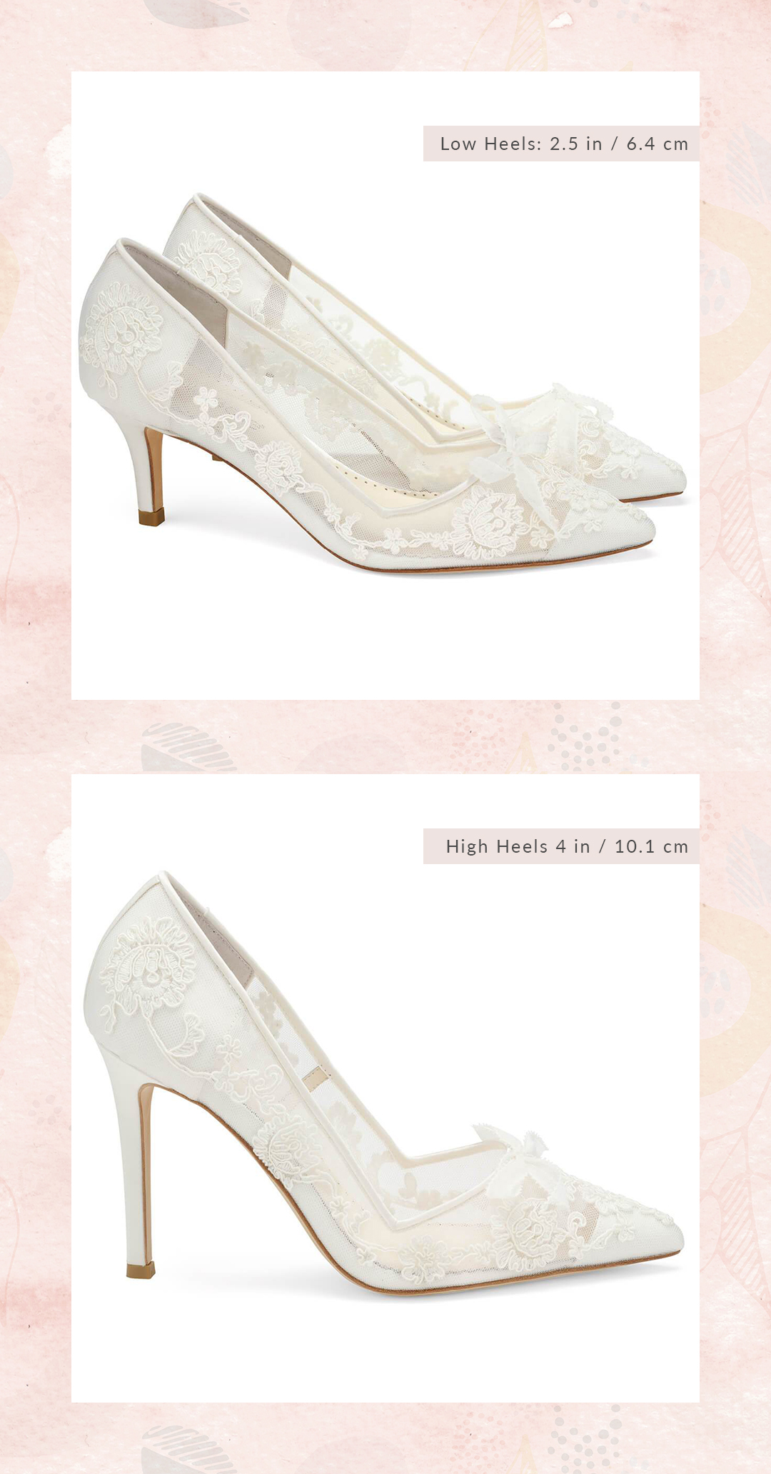 White Flower Lace Shoes | Praise Wedding Shop